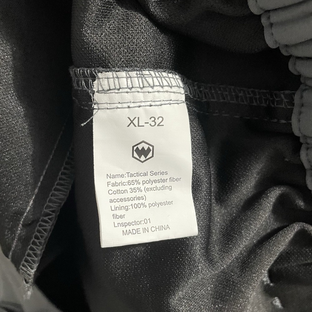 Wosong Tactical Pants Mens 32 Ripstop Pants Multi Pockets Gray Hiking Work Pants - Picture 2 of 7